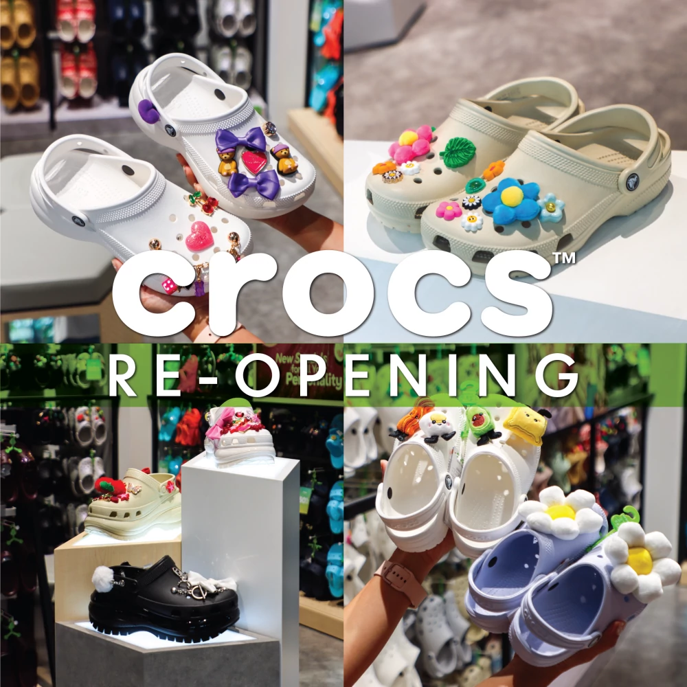 Now Opening Crocs New Concept Store AT Central Village Bangkok Luxury Outlet